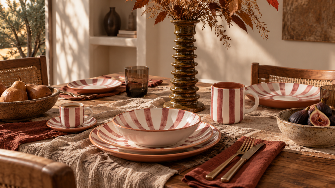 How to Set an Autumn Table with Handmade Ceramics ?