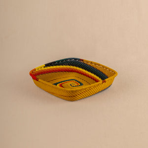 Flat square basket - Zulu Earth