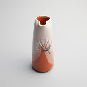 Ceramic Pitcher Vase Terracotta