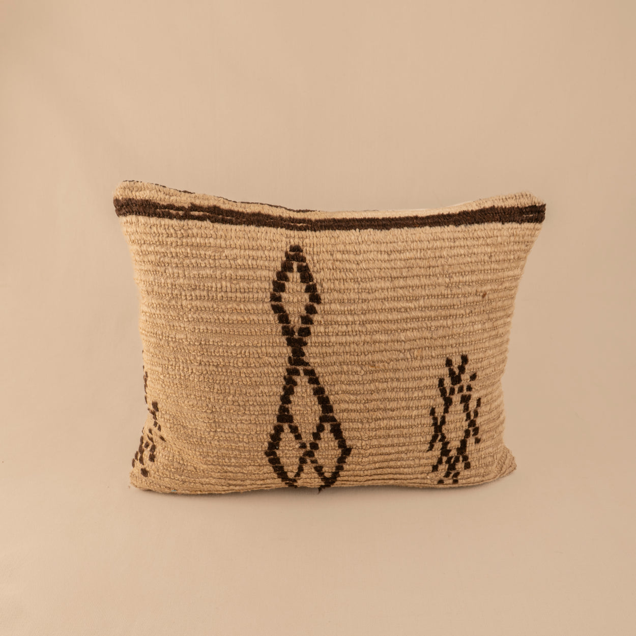 Coussin Abdelouahed Losange marron