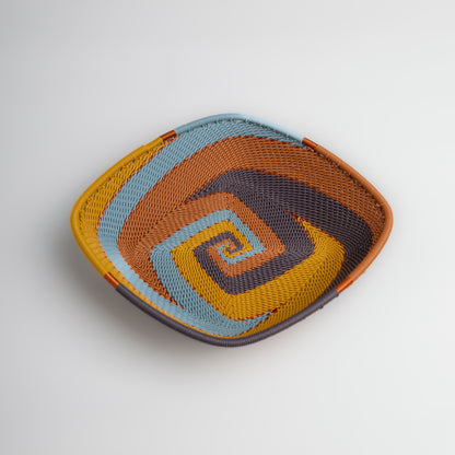 Panier carré plat - Earthy Denim
