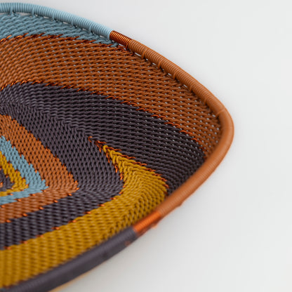Panier carré plat - Earthy Denim