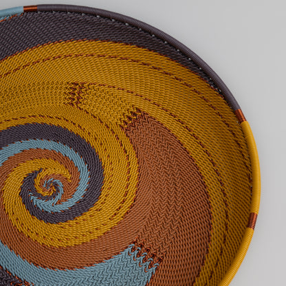Plateau Rond - Earthy Denim