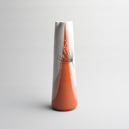 Ceramic Pitcher Vase Terracotta 9