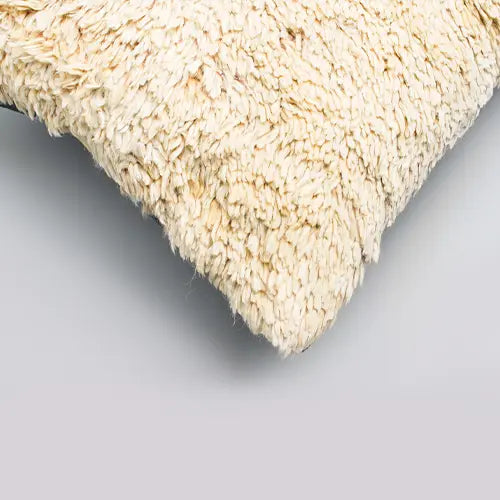 Moroccan Wool Cushion - Ivory - Photo 3