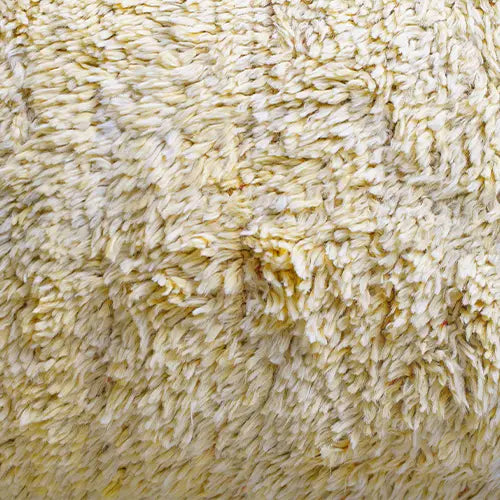 Moroccan Wool Cushion - Ivory - Photo Close up