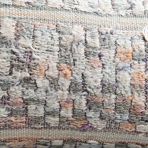Moroccan Wool Cushion - Stone - Photo Close up