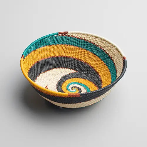 Shallow basket zulu wire - Sanseveria - Medium - Photo 1