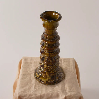 Zagora – Tall Tamegroute Candle Holder - Photo 1
