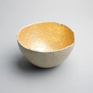 Paper mache bowl Concrete