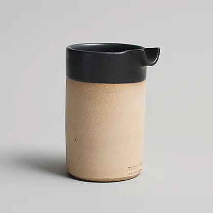 Jug black pottery - Sand - Small - Photo 2