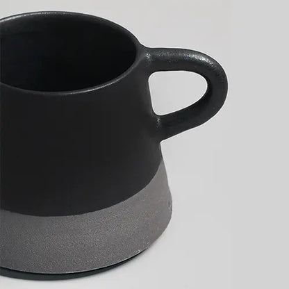  Mug Cone - Black & Ebony - Close up