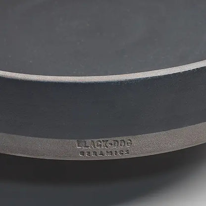 Pottery Plates from South Africa - Ebony - Close up